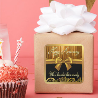 Briefkaart Vierkante Sticker