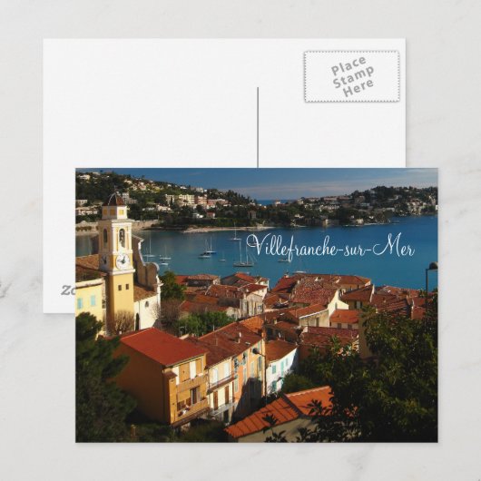 Briefkaart Villefranche-sur-Mer (Voorkant / Achterkant)