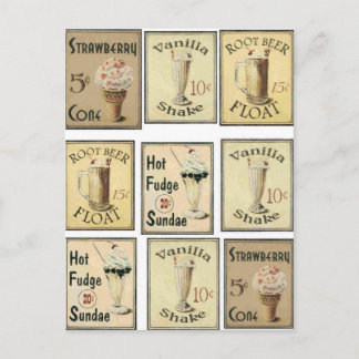 briefkaart, vintage briefkaart