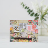 briefkaart, vintage briefkaart (Staand voorkant)
