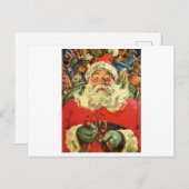 BRIEFKAART : VINTAGE CHRISTMAS : Sinterklaas (Voorkant / Achterkant)