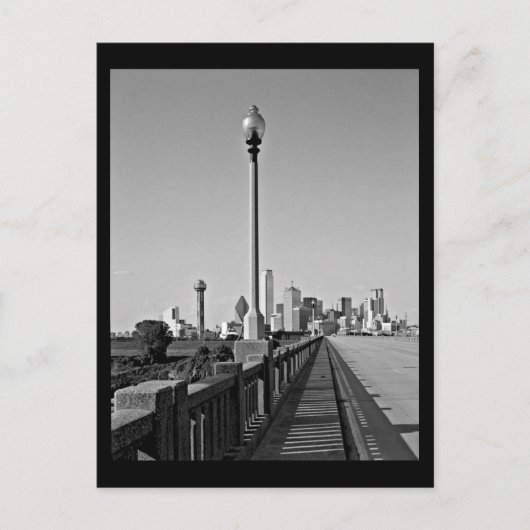 Briefkaart-vintage Dallas fotografie-17 Briefkaart (Voorkant)