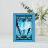Briefkaart-VIntage-New York 2 Briefkaart (Staand voorkant)