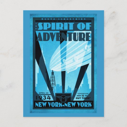 Briefkaart-VIntage-New York 2 Briefkaart (Voorkant)