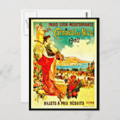 Briefkaart-Vintage-reis-Nice 2 Briefkaart (Voorkant / Achterkant)