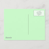 Briefkaart Vintage Santa & Poinsettias Holiday Par (Achterkant)