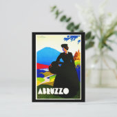 Briefkaart-VIntage Travel-Abruzzen 2 Briefkaart (Staand voorkant)