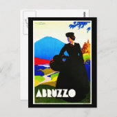 Briefkaart-VIntage Travel-Abruzzen 2 Briefkaart (Voorkant / Achterkant)