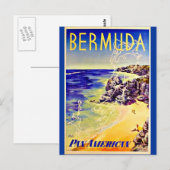 Briefkaart-Vintage Travel-Bermuda Briefkaart (Voorkant / Achterkant)