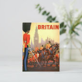 Briefkaart Vintage Travel Britain PC (Staand voorkant)