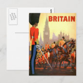 Briefkaart Vintage Travel Britain PC (Voorkant / Achterkant)