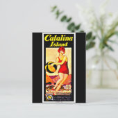 Briefkaart-Vintage Travel-Catalina Briefkaart (Staand voorkant)