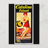 Briefkaart-Vintage Travel-Catalina Briefkaart (Voorkant)