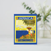 Briefkaart-Vintage Travel-Jamaica Briefkaart (Staand voorkant)