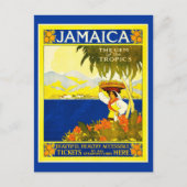 Briefkaart-Vintage Travel-Jamaica Briefkaart (Voorkant)