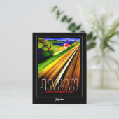 Briefkaart Vintage Travel Japan (Staand voorkant)