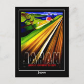 Briefkaart Vintage Travel Japan (Voorkant)