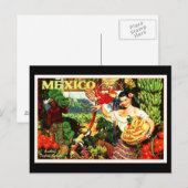 Briefkaart-VIntage Travel-Mexico 2 Briefkaart (Voorkant / Achterkant)