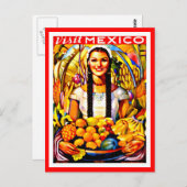 Briefkaart-Vintage Travel-Mexico Briefkaart (Voorkant / Achterkant)