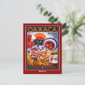 Briefkaart Vintage Travel Mexico Oaxaco (Staand voorkant)