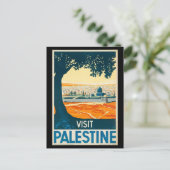 Briefkaart-Vintage Travel-Palestina Briefkaart (Staand voorkant)