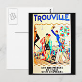 Briefkaart-Vintage Travel-Trouville Briefkaart (Voorkant / Achterkant)