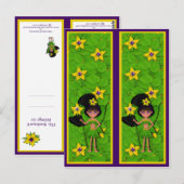 Briefkaart Violet Bladwijzer (Voorkant / Achterkant)