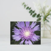 Briefkaart Violet Flower (Staand voorkant)