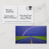 Briefkaart Visitekaartje (Voorkant / Achterkant)