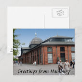 Briefkaart visveilinghuis (Voorkant / Achterkant)