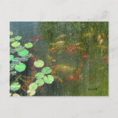 Briefkaart visvijver (Voorkant)