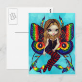 briefkaart "Vivid Wings" (Voorkant / Achterkant)