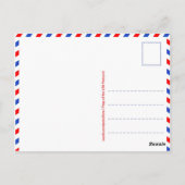 Briefkaart "Vlaggen van de VS" (Achterkant)