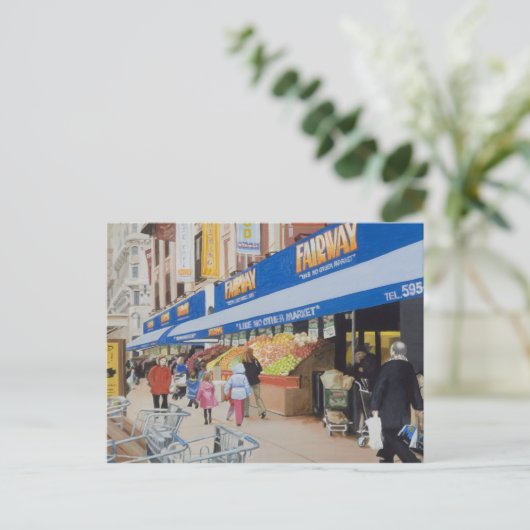 Briefkaart vliegbaan (Staand voorkant)