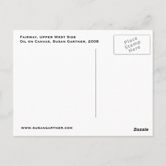 Briefkaart vliegbaan (Achterkant)