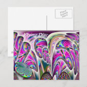 Briefkaart vliegschijf (Voorkant / Achterkant)