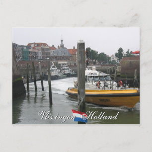 Briefkaart Vlissingen Pilot Boat Holland
