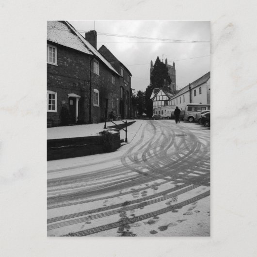 Briefkaart voetafdrukken (Voorkant)