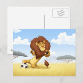 Briefkaart Voetbal (Voorkant / Achterkant)