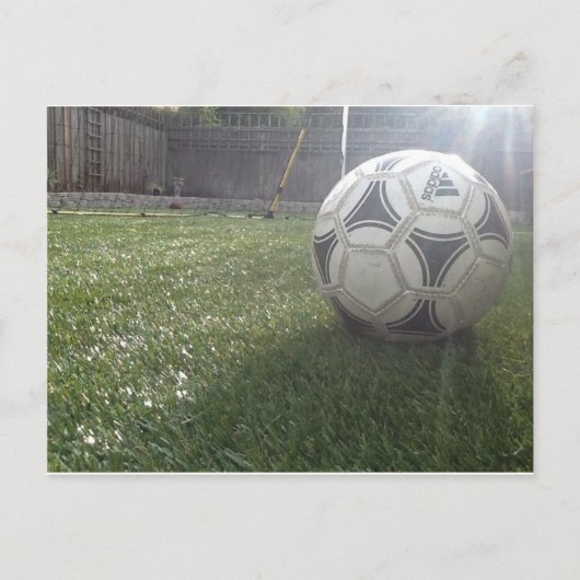 Briefkaart Voetbal (Voorkant)