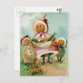 Briefkaart  vogeleieren (Voorkant / Achterkant)