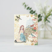 Briefkaart " vogelgriep" (Staand voorkant)