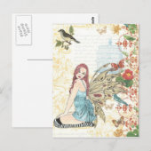 Briefkaart " vogelgriep" (Voorkant / Achterkant)