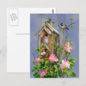 Briefkaart vogelhuis (Voorkant / Achterkant)
