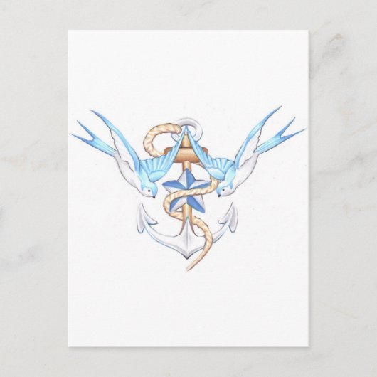 briefkaart vogels (Voorkant)