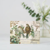  briefkaart vogelstand (Staand voorkant)