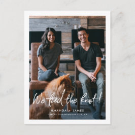 Briefkaart voor aankondiging van een wedstrijd met