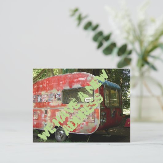 Briefkaart voor adreswijziging (Staand voorkant)