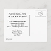 Briefkaart voor adreswijziging (Achterkant)