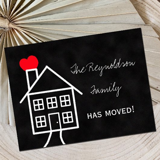 Briefkaart voor adreswijziging